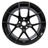 Rines Monobloque Forjados a Medida para Lamborghini Huracán de 19, 20, 21", Ligeros y de Alto Rendimiento, Forjados a 12, 000T