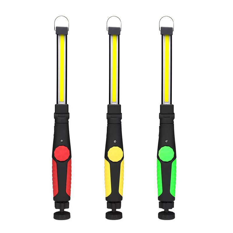 Portable Bright COB LED Work Light Dimmable IPX4 Waterproof 700 Lumens DC Power Rechargeable Battery Workshop Car Landscape