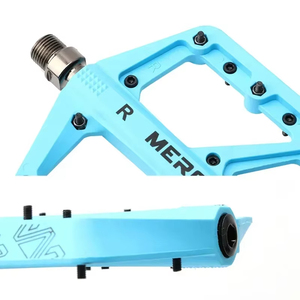 Pédale de vélo de bonne qualité en alliage d'aluminium, axe en acier, pédale de vélo de montagne ordinaire, roulement scellé, pédale de vélo en nylon pour <span class=keywords><strong>VTT</strong></span> - Product Image 4