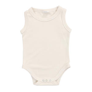 Mono de Verano sin Mangas de Algodón Tejido para Bebés y Niños Pequeños, Venta al por Mayor - Product Image 4