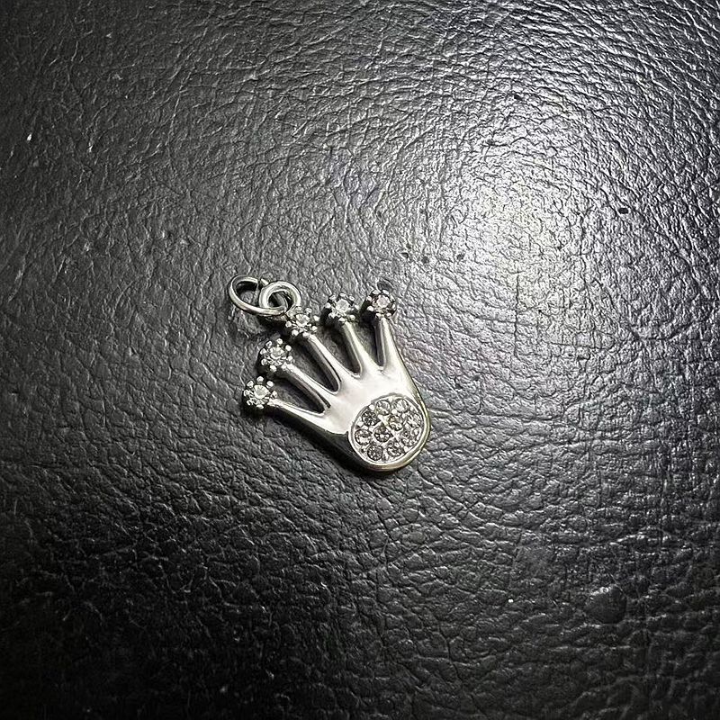 Steel-colored single pendant