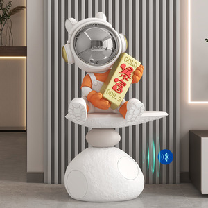 Haut-parleur Bluetooth Lucky Stone Get Rich Astronaut Bear - Décoration <span class=keywords><strong>Feng</strong></span> <span class=keywords><strong>Shui</strong></span> pour salon, <span class=keywords><strong>entrée</strong></span> et chambre - Product Image 2