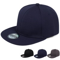 Gorra de Béisbol Deportiva de Verano de Alta Calidad, Unisex, de 6 Paneles, Personalizable, Estilo Hip Hop, con Visera Plana y Cierre a Presión, de Acrílico