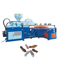 Machine d'injection professionnelle de semelles en caoutchouc Tpr de haute qualité en PVC Tpr d'une couleur