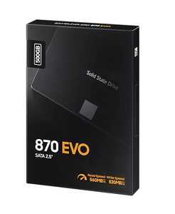 ไดรฟ์โซลิดสเตทแบบพกพาภายในขนาด 2.5 นิ้ว รุ่น 870 ความจุ 500GB สีดำ อินเทอร์เฟซ SATA ขนาด 2.5 นิ้ว - Product Image 1