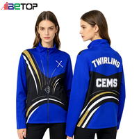 Ensemble de survêtement personnalisé avec strass pour femmes, comprenant un sweat-shirt, un pantalon de jogging, une veste et un ensemble de détente pour la cheerleading