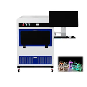 Personalizado Personalizado 3d Máquina De Gravura A Laser Para Vidro Cubo De Presente De Cristal 3d Laser Photo Printing Gravador