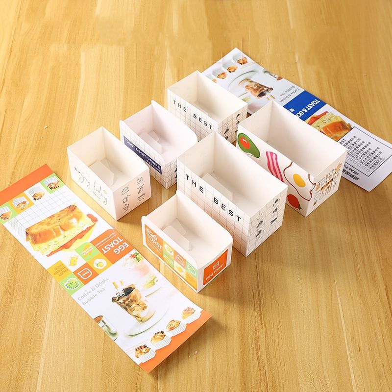 Sandwich Egg Toast Box Creative Baked Omelette Packaging Trendy Hot Dog ...