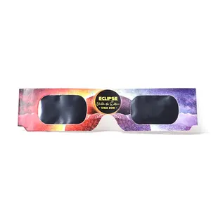 Lunettes d'éclipse solaire en carton avec Logo, vente en gros