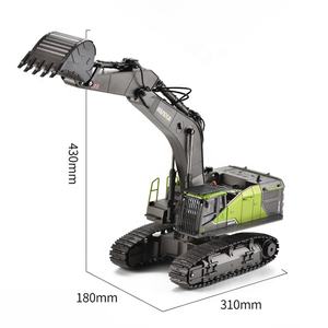 <span class=keywords><strong>Huina</strong></span> <span class=keywords><strong>1593</strong></span> 1/14 22ch simulation camion modèle de loisir alliage métal grand r c télécommande pelle pelle jouets rc voitures d'ingénierie - Product Image 5