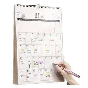 Prezzo più economico calendario da parete mensile vendita calda calendario moderno Koledar calendario di pianificazione annuale personalizzato