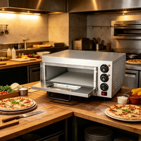 Four à rôtir électrique professionnel de grande capacité avec deux plateaux pour les restaurants et les boulangeries