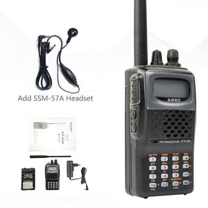 วิทยุสื่อสาร Yaesu FT-60R Ft60 5W 2 เมตร 70 ซม. สำหรับนักวิทยุสมัครเล่น  แบบสองย่านความถี่ VHF 144/430MHz พร้อมระบบแจ้งเตือนสภาพอากาศ NOAA - Product Image 3