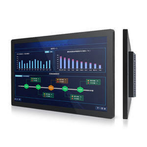 Touchpie 12V Industrial Capacitive <strong>Touch</strong> Monitor <strong>Open</strong> <strong>Frame</strong> Black 16:9 USB Embedded Cabinet for Business - Product Image 1