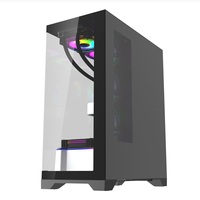 Usine avec 24 ans d'expérience, best-seller, boîtier gaming compact, compatible carte mère E-ATX, verre trempé pour panneau avant et côtés 490B