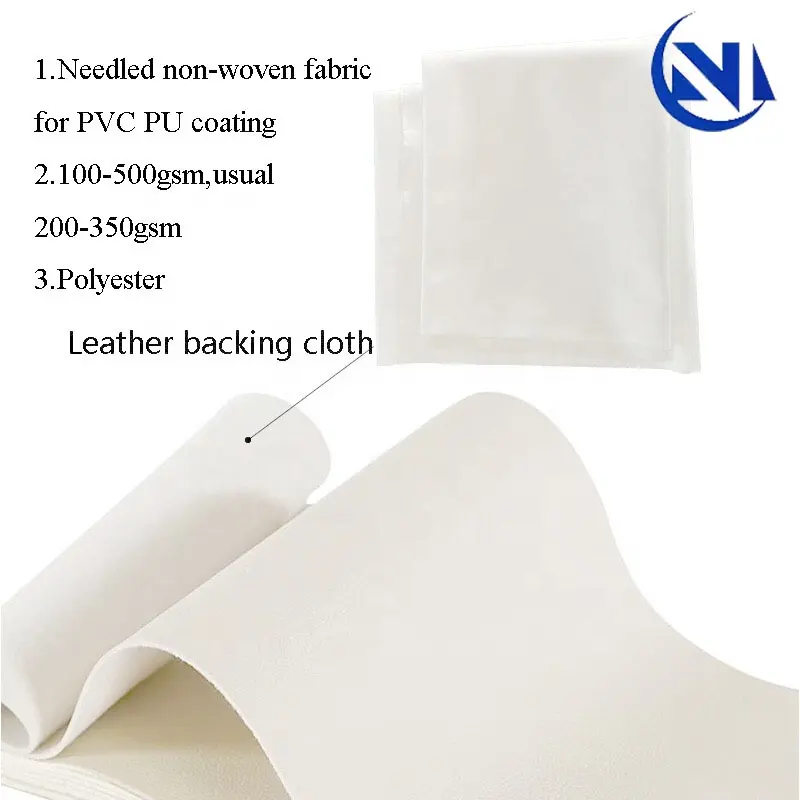 wholesale custom good tension artificial leather substrates basic fabric for synthetic leather