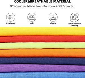 Men's Boxer Briefs Bamboo <strong>Rayon</strong> Breathable and Cool Men's Boxer Shorts with Button Fly - Product Image 4