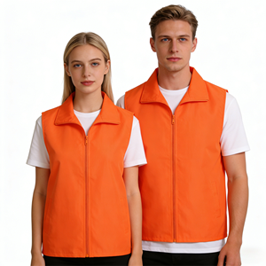 Customizable Logo OEM Service Multi-Pocket Moisture Wicking Breathable 100% Polyester <b>Utility</b> Tool Work Wear Unisex <b>Vest</b> - Product Image 4