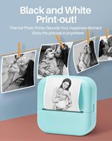 Imprimante d'étiquettes Phomemo Print Pod Mini, machine à créer des autocollants M02X, imprimante de poche sans encre, imprimante thermique portable