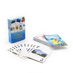 Chất Lượng Hàng Đầu In Ấn Tùy Chỉnh Logo Của Bạn Trống USA Anh Poker Chơi Thẻ - Product Image 5