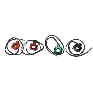 Reemplazo del interruptor de parada del manillar de 22mm 2 cables CNC para <span class=keywords><strong>KTM</strong></span> Yamaha ATV Scooter Quad Moped Dirt Bike - Product Image 1