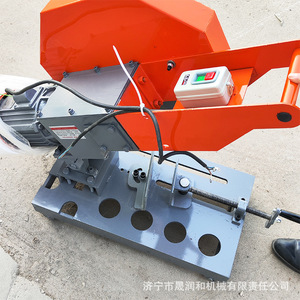 Machine à couper les barres d'acier Kunrunhe 380V 2.2kW avec base pour la découpe de tubes en acier et de profilés métalliques - Product Image 4
