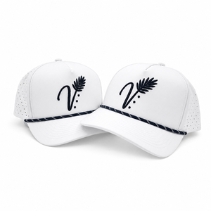 Gorra de Golf Impermeable de 5 Paneles, con Perforaciones Cortadas a Láser, Logotipo Bordado en 3D Personalizado, OEM, Transpirable, de Poliéster, para Deportes al Aire Libre - Product Image 4