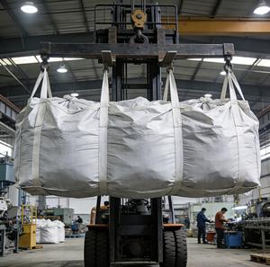 Sacco Jumbo FIBC Tipo-B in PP Antistatico per Carichi Pesanti 1000kg con <span class=keywords><strong>Angoli</strong></span> Rinforzati Personalizzabile - Product Image 3