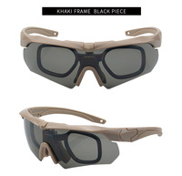 Lunettes de soleil anti-UV, lunettes de sécurité, kit de lunettes tactiques