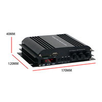 Source de vente chaude Bluetooth carte USB 4.0 canaux Subwoofer amplificateur de voiture à domicile