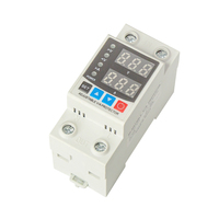 Protecteur de surtension et de sous-tension numérique réglable Kinee pour rail DIN, relais 220V 63A/40A, protection électrique domestique