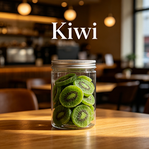 Tranches de kiwi séchées naturelles, douces, moelleuses et croquantes, emballées sous vide, collation de fruits, marque privée OEM, saines, 100% kiwi, prix d'usine - Product Image 4