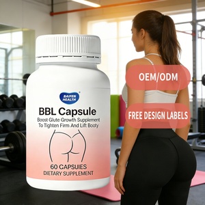 Capsules d'amélioration des fesses BBL à marque privée OEM, supplément à base de plantes <span class=keywords><strong>pour</strong></span> la croissance et la beauté de la silhouette féminine - Product Image 1