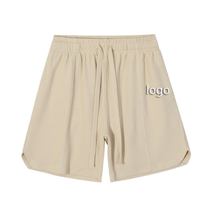 Wholesale Custom Men's Workout Fitness <b>Shorts</b> Drawstring Solid Mid Anti-Wrinkle Breathable Sport Running Gym Casual - Product Image 1