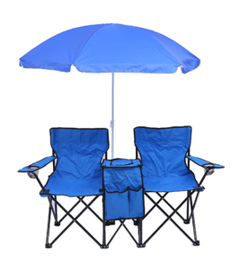بيع بالجملة من المصنع مباشرة للاستجمام في الهواء الطلق حزمة الثلج المظلة والكراسي المزدوجة المحمولة التخييم - Product Image 2