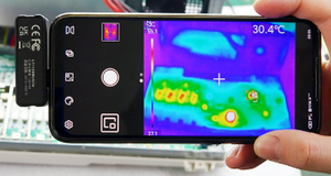 Modulo <span class=keywords><strong>Termocamera</strong></span> per Smartphone UNI-T UTi120MS con Immagine Termica 120x90, Sensibilità 100 MK, 7 Palette di Colori, 25Hz per <span class=keywords><strong>iPhone</strong></span> - Product Image 3