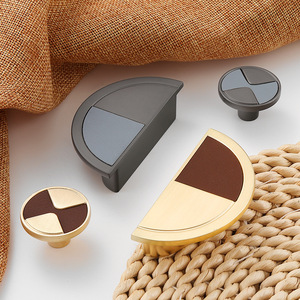 Furniture Handle And <b>Knob</b> Geometric Zinc Alloy Minimalist Cabinet Drawer Durable - Product Image 1