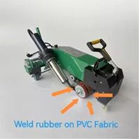 Machine de soudage robotisée LIUDU 4500W neuve pour membranes PVC et TPO, idéale pour l'étanchéité des toitures, des piscines et des bâches.