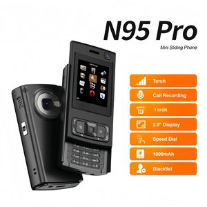 Telefono <span class=keywords><strong>Cellulare</strong></span> Transfrontaliero N95 PRO per Anziani e Studenti, Design a Scorrimento 2G, Display da 2.0 Pollici, Batteria da 1000mAh, Tasti Funzione, Telefono di Riserva - Product Image 2