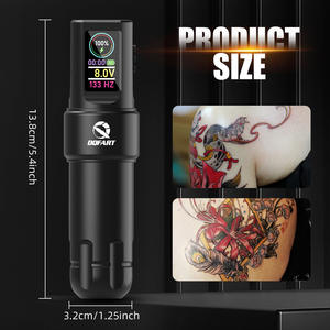 Stylo à tatouer sans fil DQFAR T3 <span class=keywords><strong>PRO</strong></span> en plastique avec écran couleur, <span class=keywords><strong>machine</strong></span> à tatouer à entraînement direct, fonctionnant sur batterie - Product Image 4