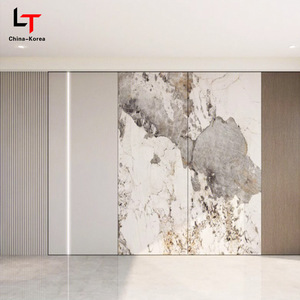 Tấm nhựa PVC trang trí nội thất, chống thấm, chống tia UV, bề mặt bóng gương, kích thước 1220*2440*5mm, vân đá cẩm thạch, dùng cho nhà ở - Product Image 3