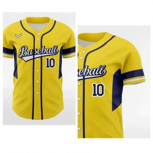 Camiseta de Béisbol Personalizada de Manga Corta para Hombre - Uniforme de Softbol Profesional con Transferencia Térmica y Bordado - Product Image 4