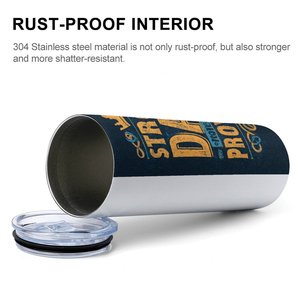 Vaso Térmico de Acero Inoxidable Strong Dad Proving de 20oz con Aislamiento al Vacío y Diseño Personalizado - Product Image 6