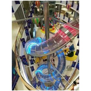Glissades de haute qualité KAIQI en <span class=keywords><strong>acier</strong></span> inoxydable 304 pour aire de jeux, glissades d'extérieur et d'intérieur pour centre commercial et parc à thème - Product Image 2