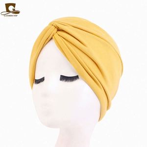 ผ้าโพกหัวแบบผูกไขว้ ผ้าเนื้อนุ่ม สีพื้น เรียบง่าย ใส่ได้ทั้งชายและหญิง เหมาะสำหรับใส่ในบ้าน ขี่จักรยาน หรือเดินทางทุกวัน - Product Image 4