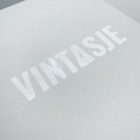 Carte de remerciement personnalisée avec impression UV double face, design gratuit, pour vêtements de luxe