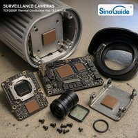 TCP200SF Thermal Management Silicone Free Thermal Pad Gap Filler untuk Solusi Pembuangan Panas di Pusat Data/CPU/GPU/Elektronik