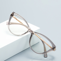 Nuevo Marco Óptico TR para Mujer, de Alta Calidad, Anti Luz Azul, Venta al por Mayor, Marco de Gafas de Ojo de Gato, a la Moda