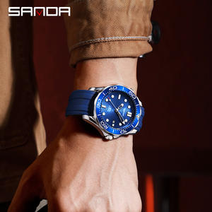 Reloj de Cuarzo SANDA 1145 para Hombre, Diseño Elegante y Ejecutivo, Multifuncional, Resistente al Agua, con Luz Nocturna, 2025 - Product Image 3