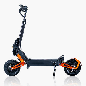 Scooter Eléctrico Plegable de Dos Ruedas, 5000W, 48V, Todoterreno, Neumáticos Gruesos de 12 Pulgadas, Aleación de Aluminio, 40km de Autonomía, Motor Dual, para Adultos - Product Image 2